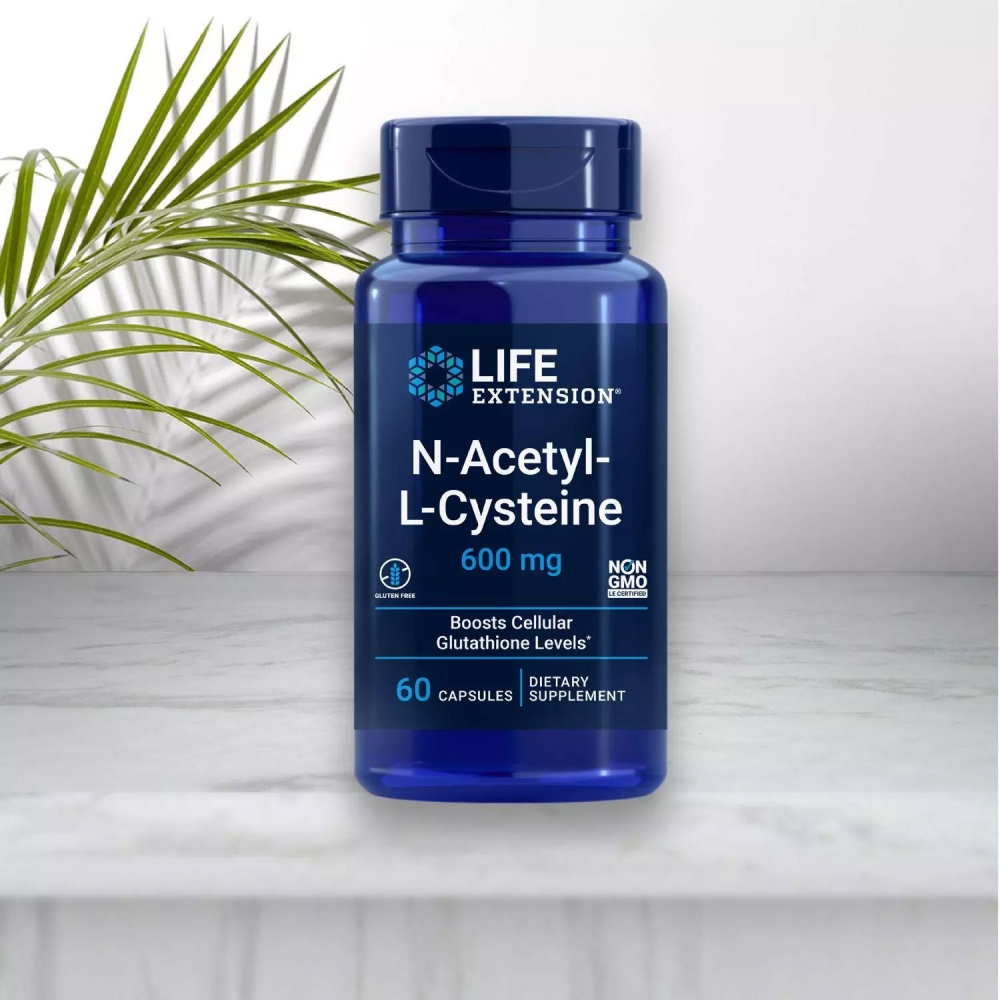 N-acetil-L-cisteína, 600 mg
