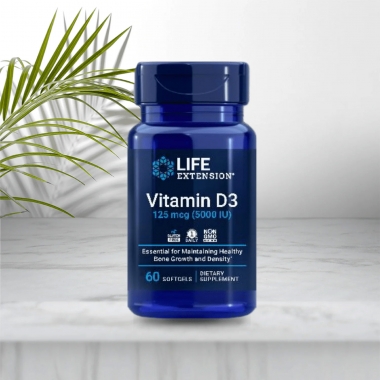 Vitamina D3, 125 mcg (5000 UI)